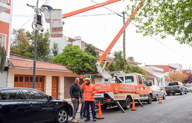 El Municipio instaló una cámara de seguridad en La Perla