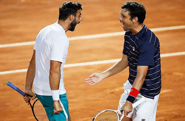 Horacio Zeballos se consagró campeón en dobles en Roma y alcanzó una marca de Vilas