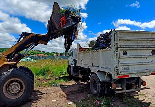 El EMSUR retiró más de 300 toneladas de residuos
