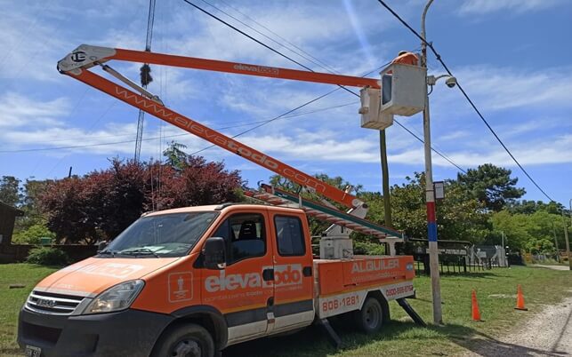 El municipio instaló una cámara de seguridad en el acceso a Sierra de los Padres