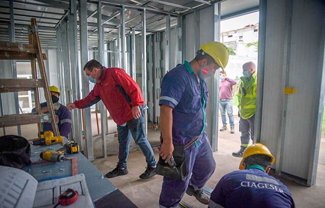 Se construyó la nueva base operativa del SAME