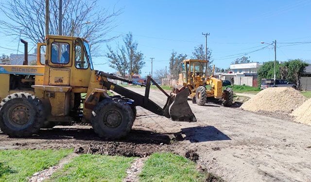 La municipalidad engranzó más de 6 mil metros de calles en el Puerto