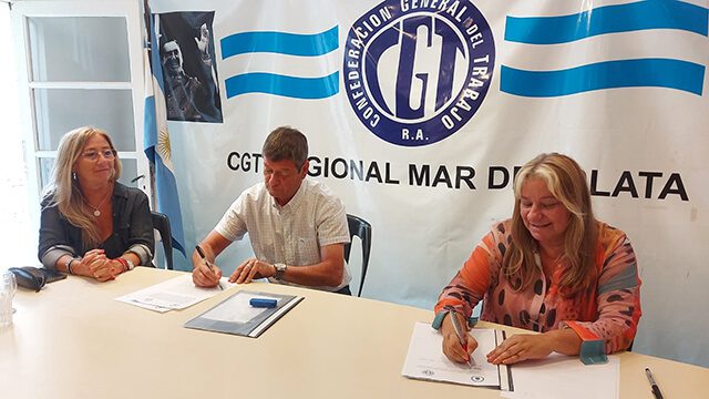 La CGT Regional Mar del Plata adhirió a un acuerdo con entidades abocadas al desarrollo de la industria naval