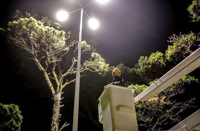 El Municipio finalizó la repotenciación LED en 23 plazas