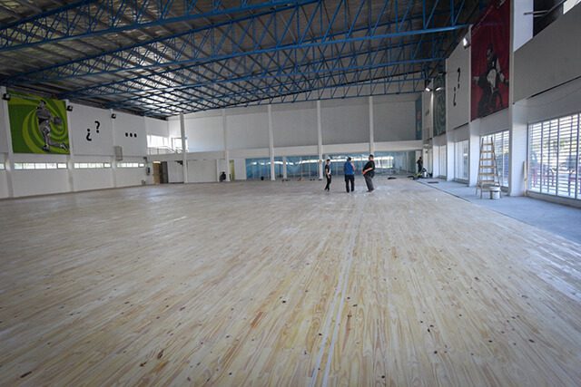 El municipio informó avances en la obra del Polideportivo Centenario