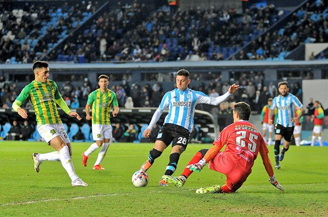 Racing goleó 5 a 0 a Aldosivi en Avellaneda