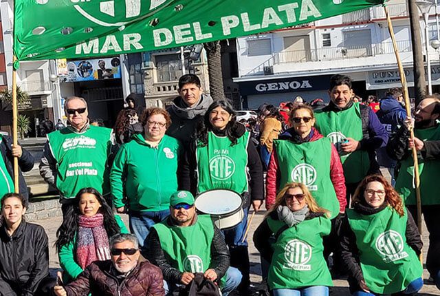 Trabajadores de ATE realizaron un paro en todo el país