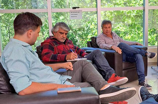 Casineros se reunieron con el ministro de Trabajo
