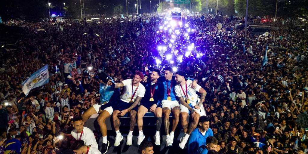 La caravana de los Campeones del Mundo durará más de 7 horas