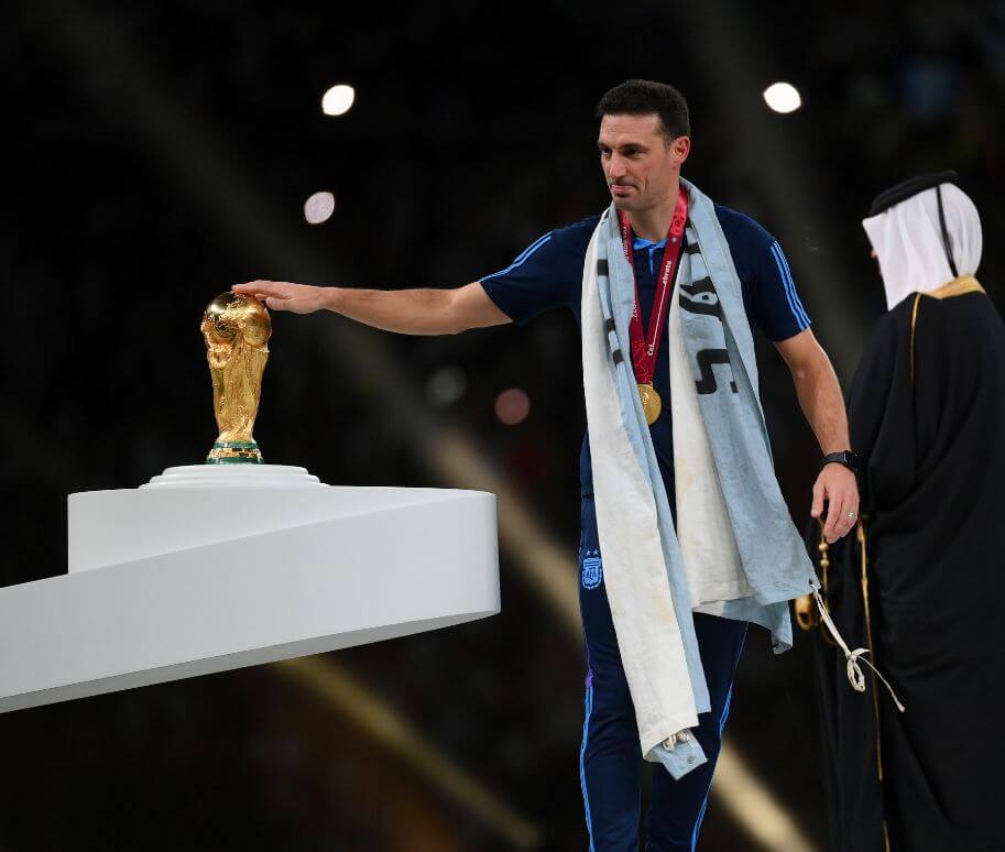 Scaloni agradeció a los jugadores: “Hoy somos mas felices”