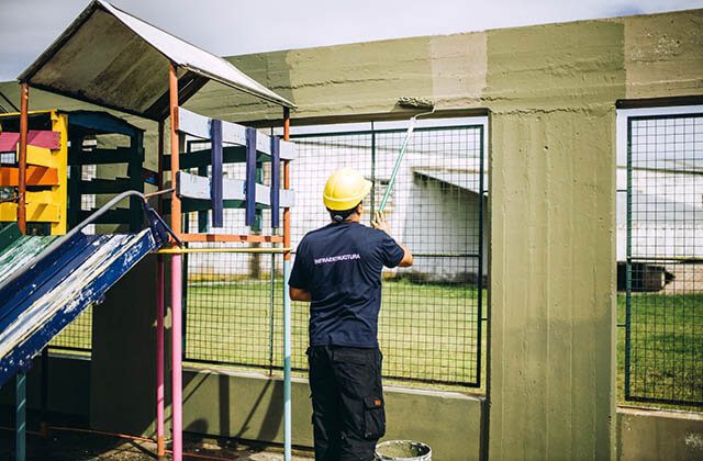 La Municipalidad confirmó que avanza a buen ritmo el plan de obras de reacondicionamiento de escuelas