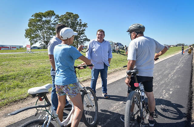 Avanza la construcción de una nueva bicisenda en la zona norte