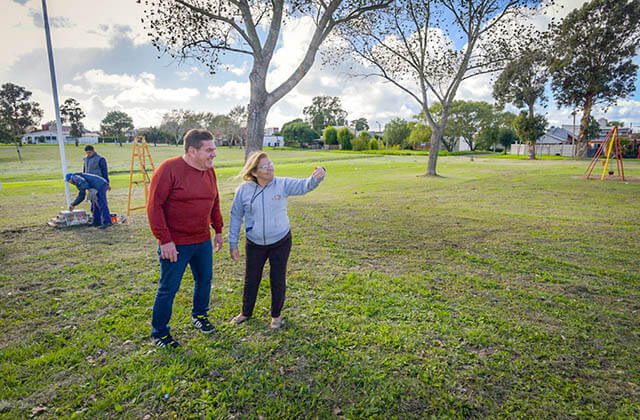 El Municipio aseguró que realizó el mantenimiento de casi 500 mil metros cuadrados de espacios verdes en la zona del puerto