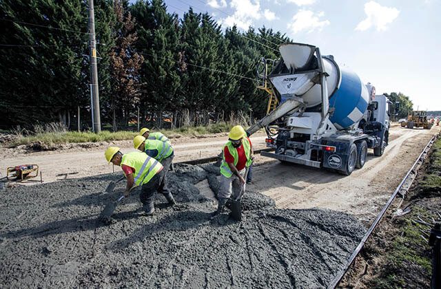 La Municipalidad comenzó la pavimentación del ingreso y egreso del Parque Industrial
