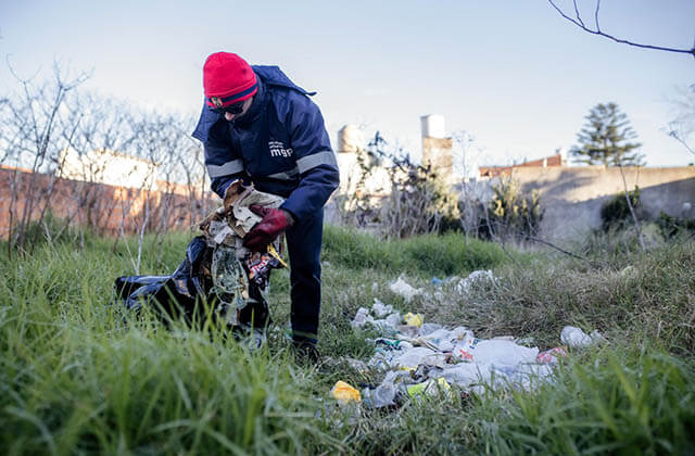 El Municipio levantó más de 100 toneladas de residuos en terrenos privados