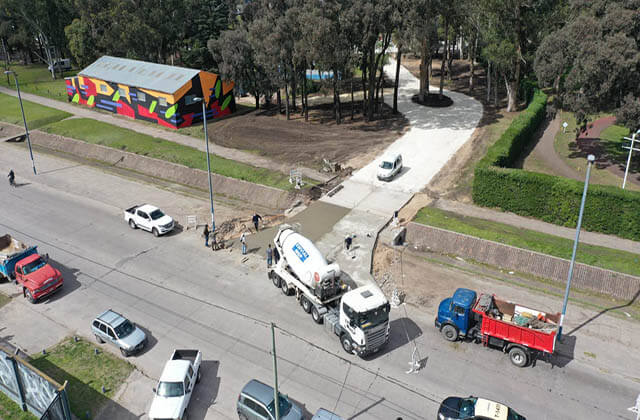 El Municipio finalizó las obras en el nuevo acceso al Parque de Los Deportes