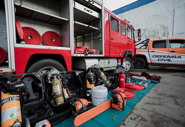 El Municipio aportó lo recaudado por la compactación de vehículos para la compra de un autobomba