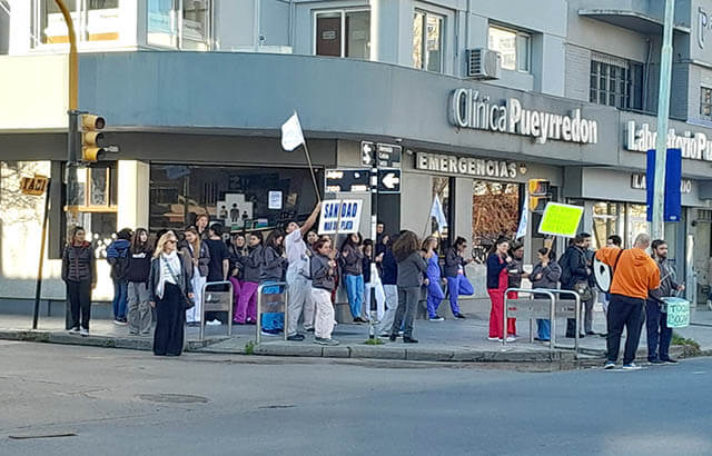 Segundo día de paro de la sanidad en Mar del Plata: “Sin salario no hay salud”