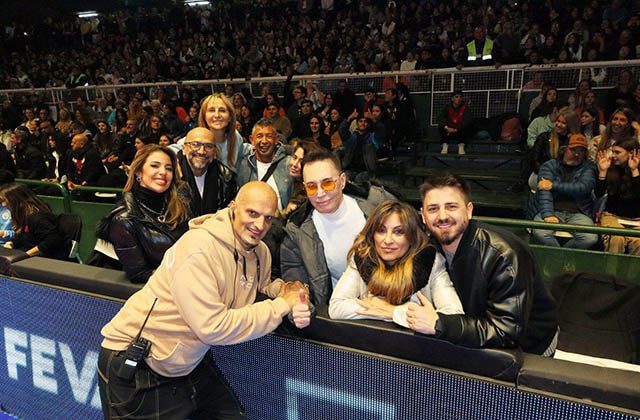 Famosos presentes alentando a la selección argentina de vóley