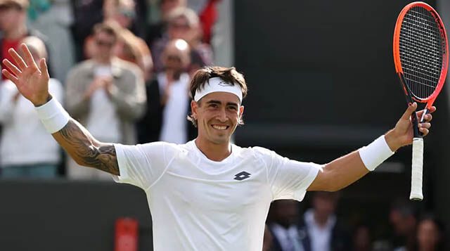 Histórico triunfo del marplatense Francisco Comesaña en Wimbledon: venció al ruso Rublev