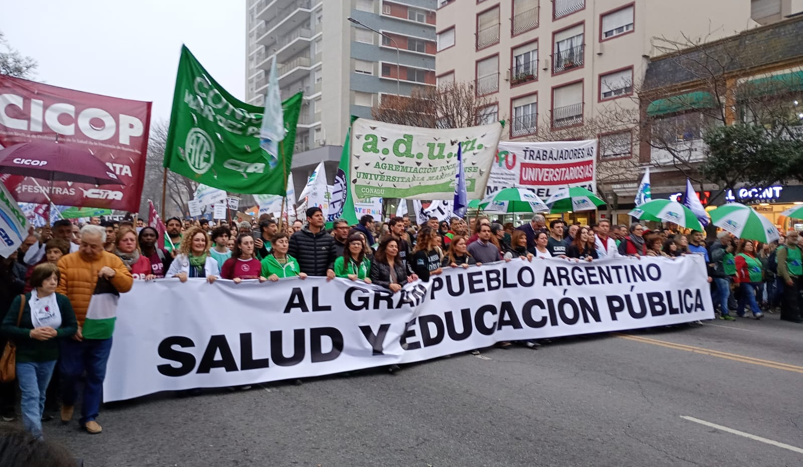 Quinta Marcha Federal Universitaria: “No es momento de rendirse, es momento de redoblar esfuerzos”