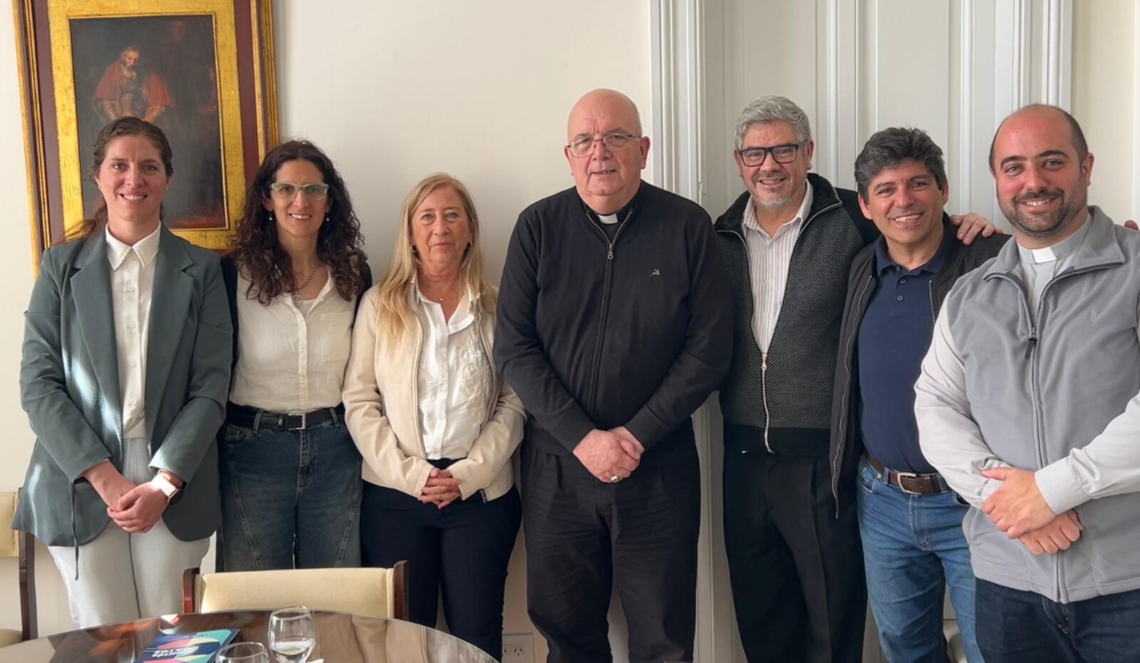SADOP se reunió con el obispo Giobando para abordar las condiciones laborales en las escuelas privadas